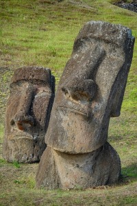 Moai at Ranu Raraku